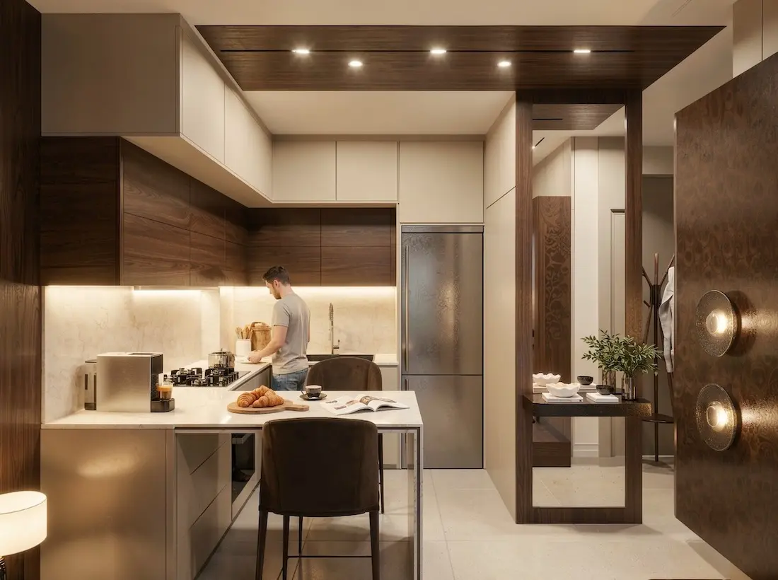 Fitted kitchen